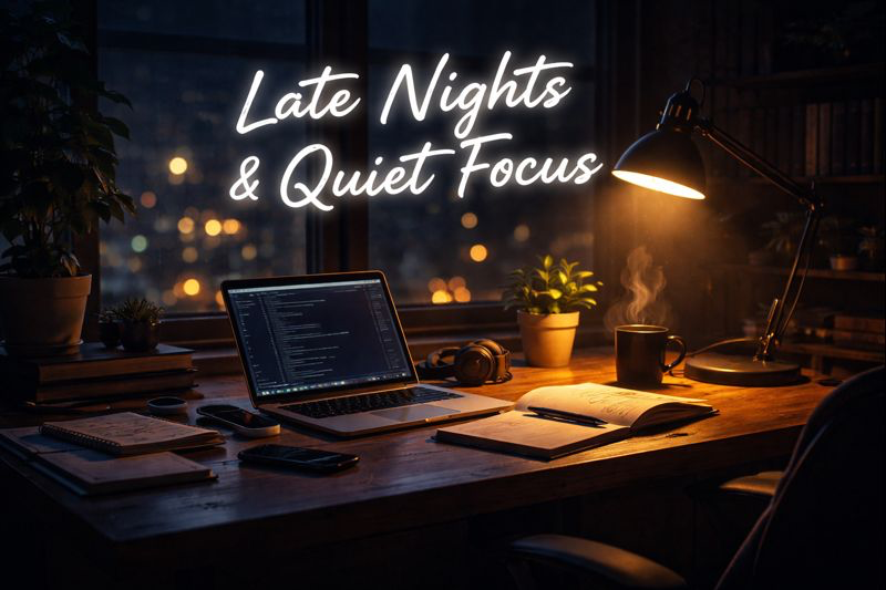 Where I Do My Best Work: Late Nights and Quiet Focus