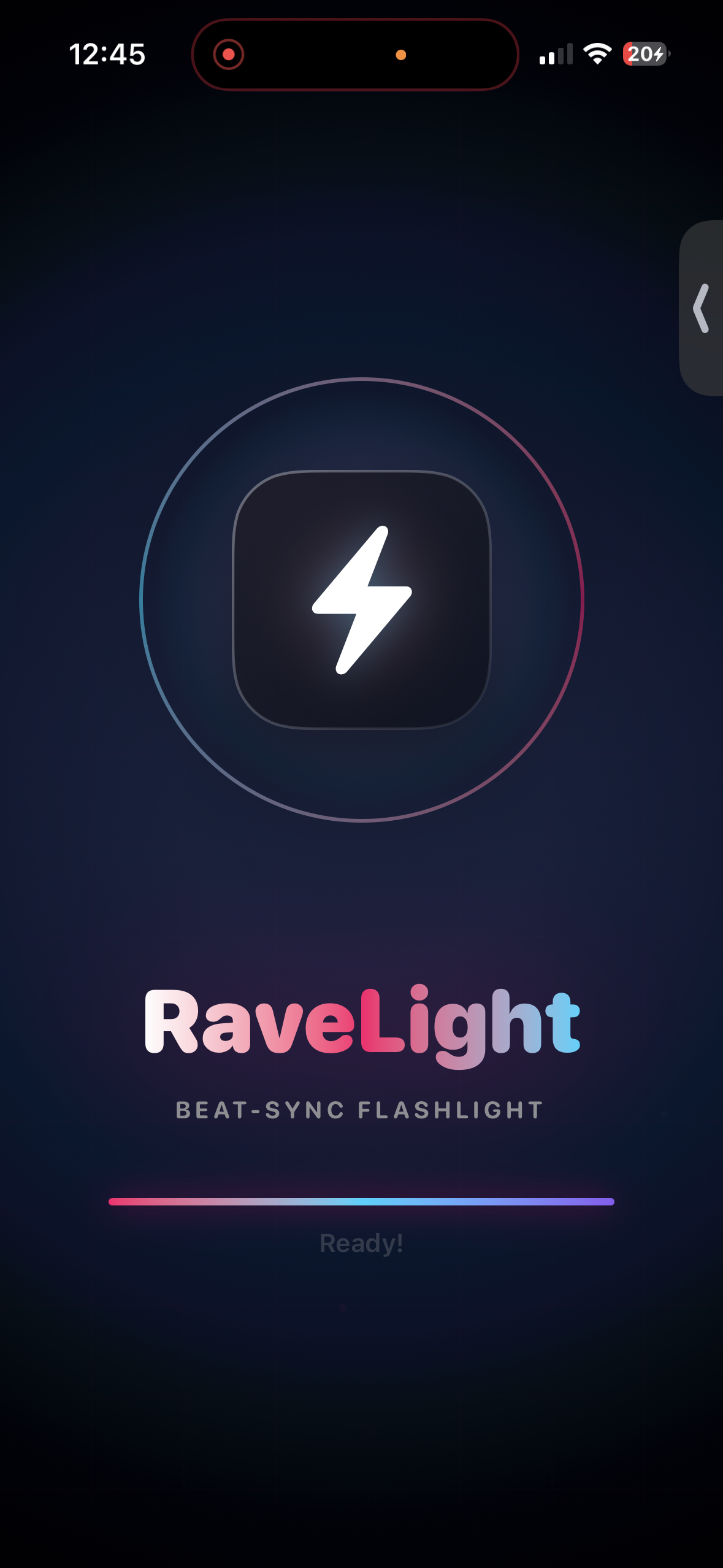 RaveLight – Beat-Sync Flashlight App for Music & Creative Video
