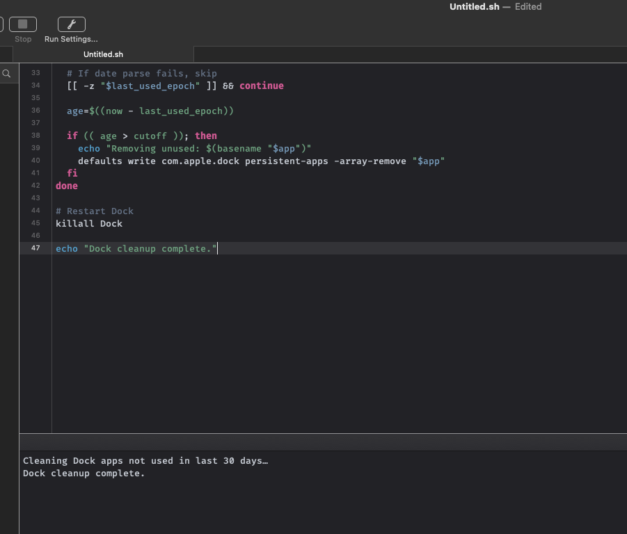 Automatically Clean Your macOS Dock Based on App Usage