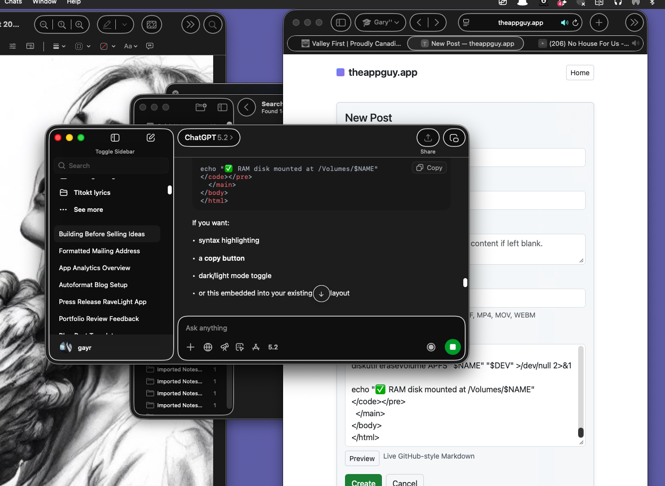 Creating a High-Speed RAM Disk on macOS (APFS)
